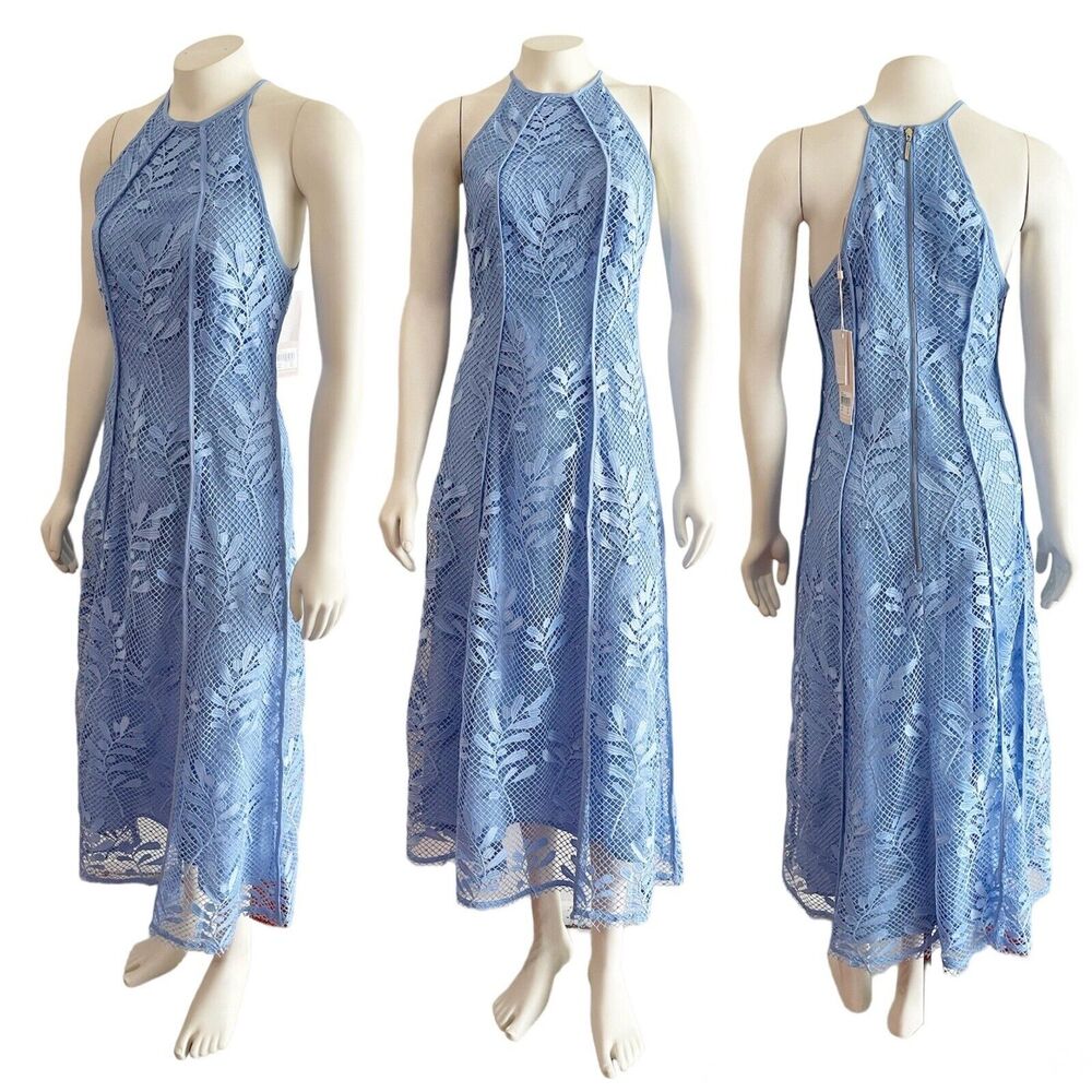Keepsake The Label Storms Midi Dress Azzure NWT Size Medium 6